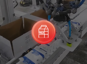 Automated Packaging Line for Milk